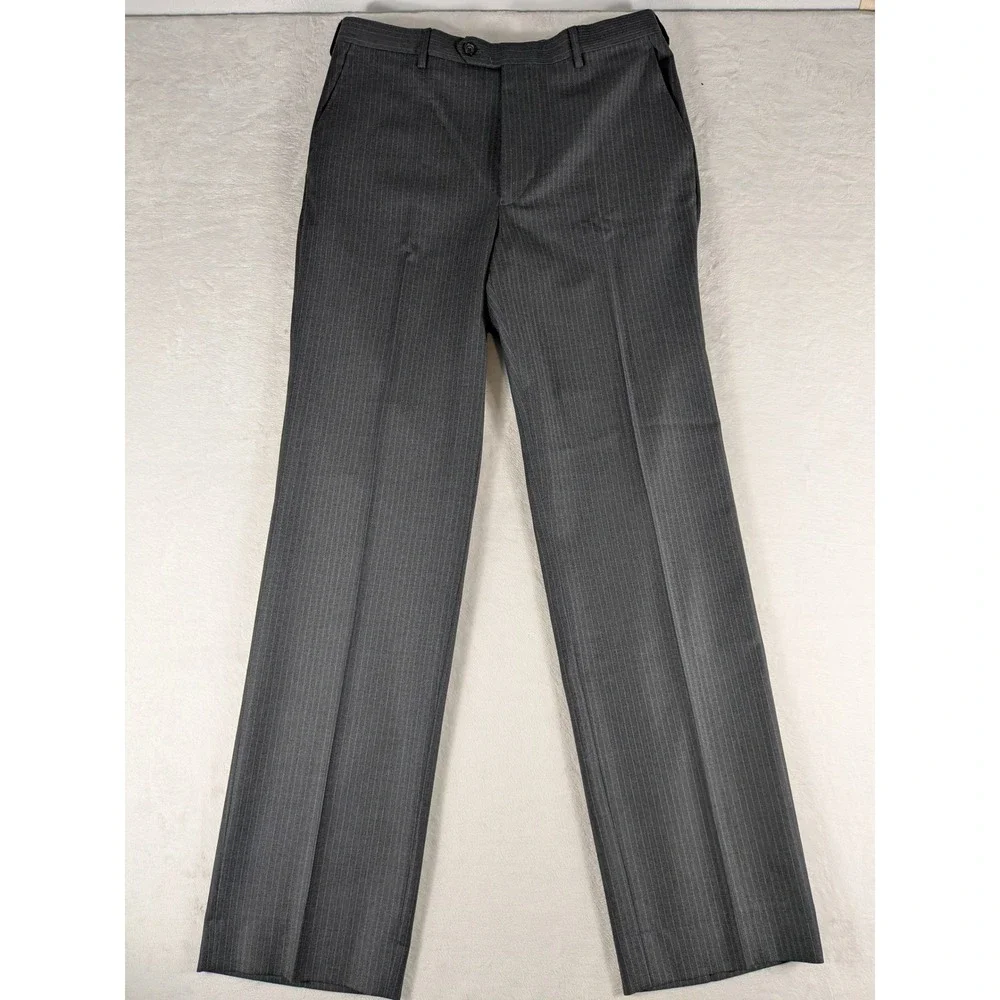 Brooks Brothers Vitale Barberis Canonico 1818 Fitzgerald Gray Pinstripe Suit‎